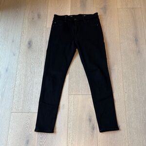 AG Black Slim Fit Ankle Jeans